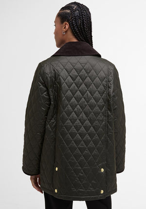Barbour Womens Modern Beadnell Quilted Jacket, Green