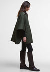 Barbour Womens Oakman Quilted Cape, Green