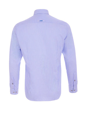 Andre Boyne Stripe Shirt, Blue