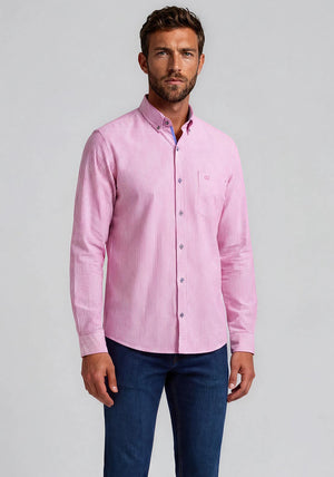 Andre Boyne Stripe Shirt, Pink