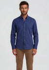 Andre Dargle Polka Dot Shirt, Navy