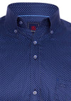 Andre Dargle Polka Dot Shirt, Navy