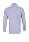 Andre Dodder Geo Pattern Shirt, Beige & Blue Multi