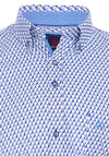 Andre Dodder Geo Pattern Shirt, Green & Blue Multi