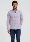 Andre Dodder Geo Pattern Shirt, Red & Blue Multi