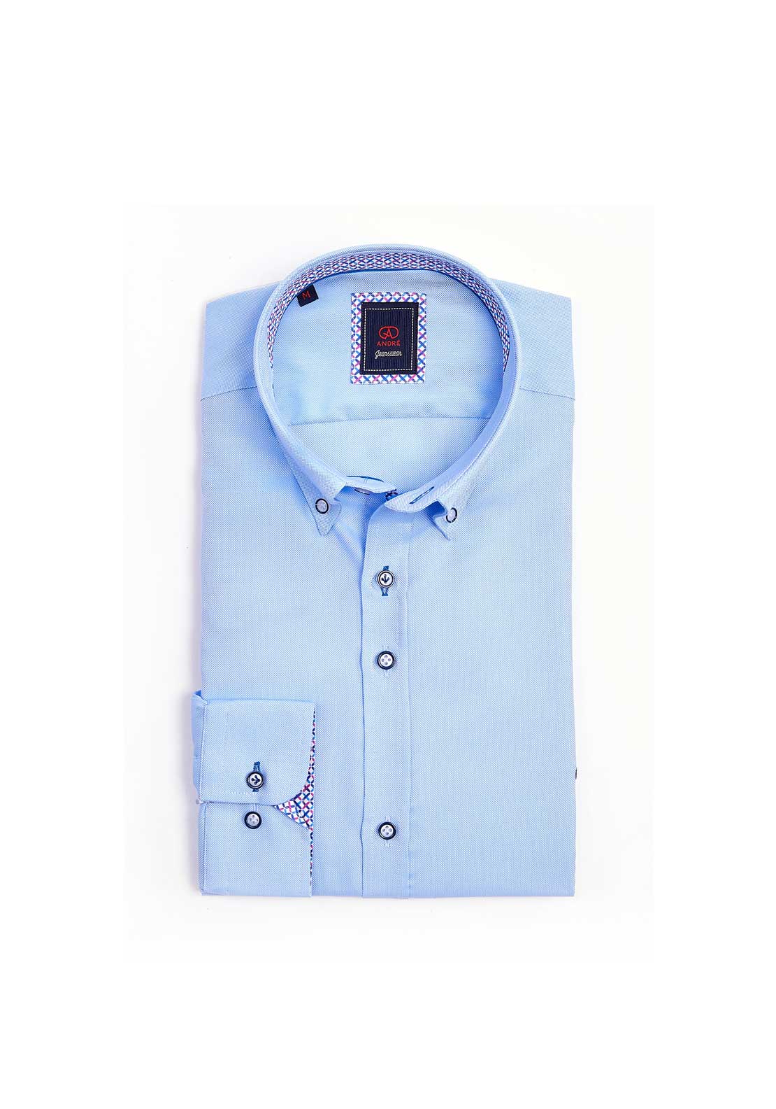 Andre Oslo Long Sleeve Shirt, Blue