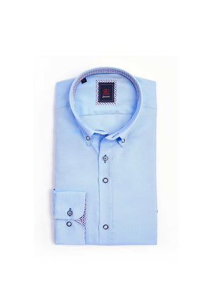 Andre Oslo Long Sleeve Shirt, Blue