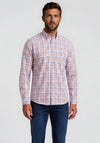 Andre Swilly Plaid Shirt, Beige & Blue Multi