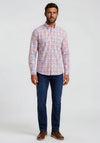Andre Swilly Plaid Shirt, Beige & Blue Multi