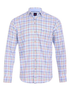 Andre Swilly Plaid Shirt, Green & Blue Multi