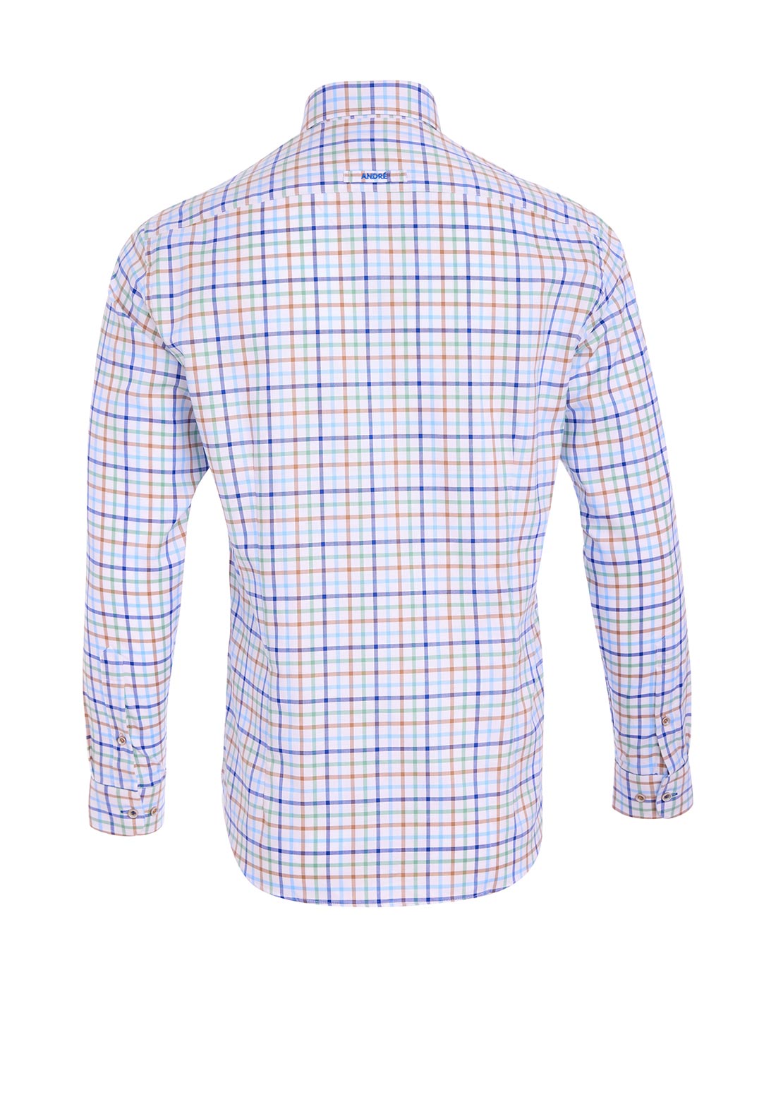Andre Swilly Plaid Shirt, Green & Blue Multi