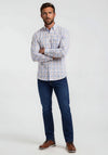 Andre Swilly Plaid Shirt, Green & Blue Multi