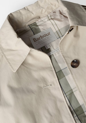 Barbour Maia Showerproof Trench Coat, Beige