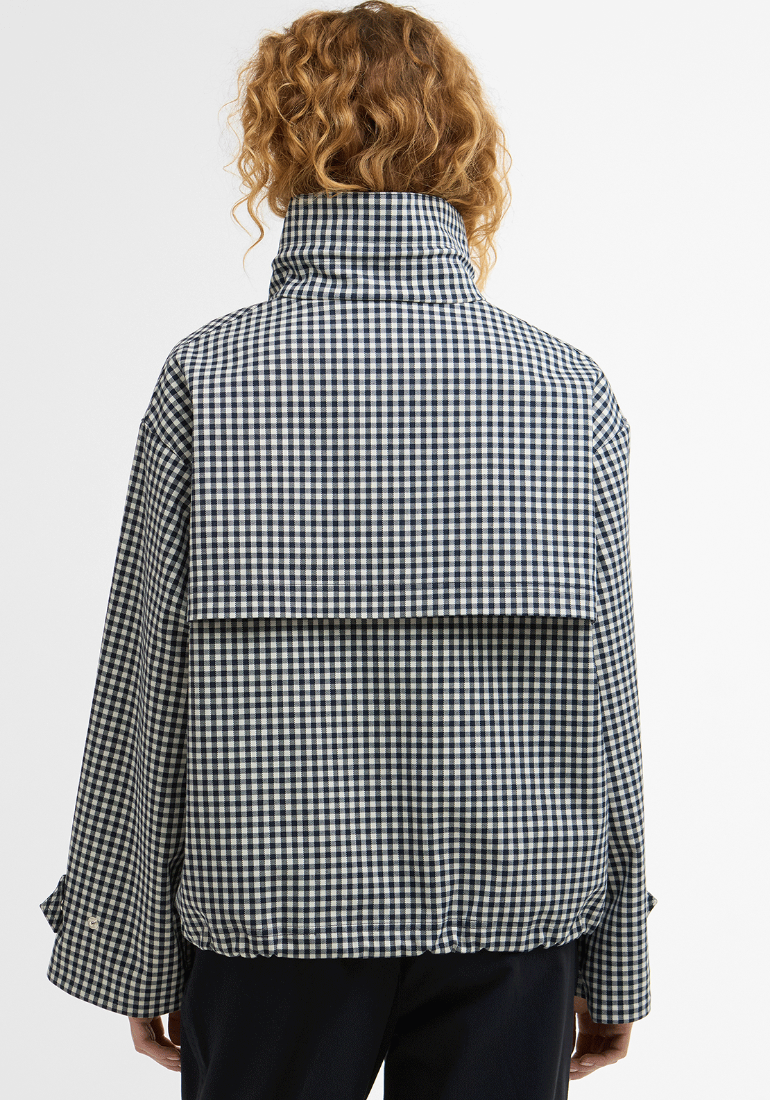 Barbour Womens Bronwyn Gingham Check Jacket, Navy