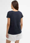 Barbour Womens Bede Embroidered T-Shirt, Navy