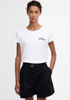 Barbour Womens Bede Embroidered T-Shirt, White