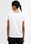 Barbour Womens Bede Embroidered T-Shirt, White