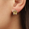 Dyrberg/Kern Lucca Crystal Earrings, Gold