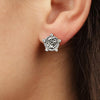 Dyrberg/Kern Lucca Crystal Earrings, Silver