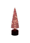 Lumineo Lit Glass Tree with Flashing Effect