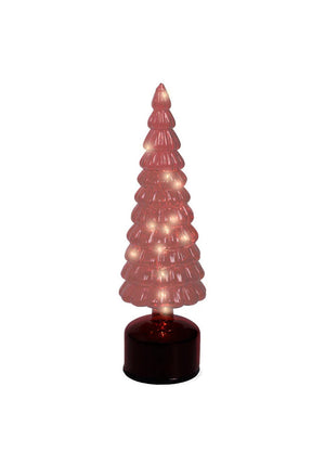 Lumineo Lit Glass Tree with Flashing Effect