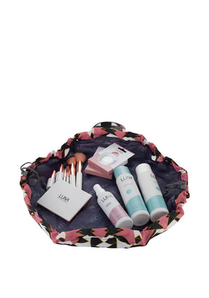 The Beauty Studio Luna by Lisa Aztec Beauty Bag, Pink Multi