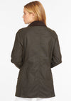 Barbour Womens Beadnell Classic Waxed Jacket, Green