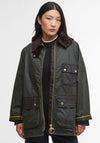 Barbour Womens Luella Wax Jacket, Green