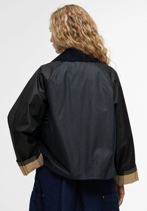 Barbour Womens Kearton Wax Jacket, Navy