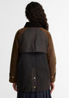 Barbour Womens Felton Check Wax Jacket, Brown