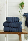 The Lyndon Company Rainham Cotton Towel, Navy