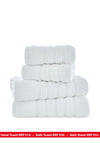 The Lyndon Company Rainham Cotton Towel, White