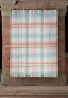 Laura Ashley Colton Check Throw, Sage
