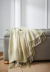 Laura Ashley Dylan Cotton Throw, Hedgerow
