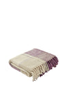 Laura Ashley Dylan Cotton Throw, Grape