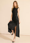 Caroline Kilkenny Sparkle Levi Maxi Dress, Black