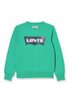 Levi’s Boy Batwing Crewneck Sweatshirt, Bright Green