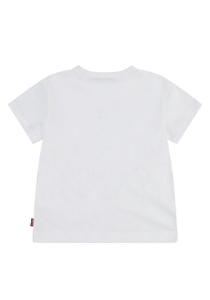 Levi’s Baby Boy Batwing Short Sleeve Tee, White