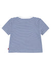 Levi’s Baby Girl Striped Short Sleeve Tee, Blue