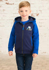 Little Lighthouse Jackson Tractor Full Zip Hoodie, Blue