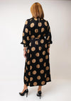 Lola Casademunt Polka Dot Maxi Dress, Black and Gold