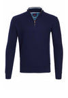 Andre Lyon Quarter Zip Sweater, Navy
