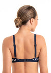Anita Alia Mastectomy Bikini Top, Navy