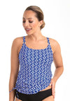 Anita Latina Mastectomy Tankini, Blue