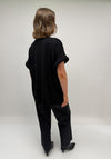 Malissa J Relaxed Fit One Size Top, Black