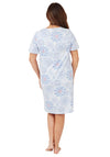 Marlon Pastel Tiles Short Sleeve Nightdress, Blue