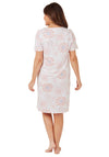 Marlon Pastel Tiles Short Sleeve Nightdress, Pink