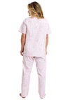 Marlon Amelia Floral Short Sleeve Pyjama Set, Pink