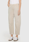 MAC Barrel Danni Straight Leg Jeans, Light Beige