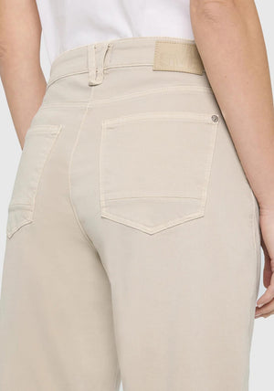 MAC Barrel Danni Straight Leg Jeans, Light Beige